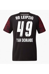 RB Leipzig Yan Diomande #49 Voetbaltruitje 3e tenue 2025-26 Korte Mouw